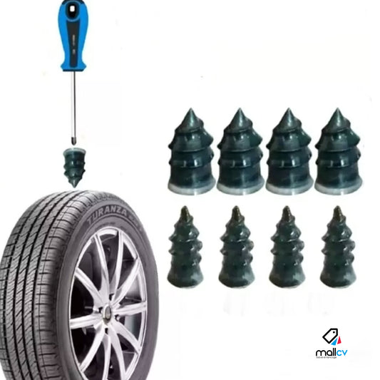 SET DE TORNILLOS GRANDES Y PEQUEÑOS CON DESTORNILLADOR PARA DESPINCHAR LLANTAS