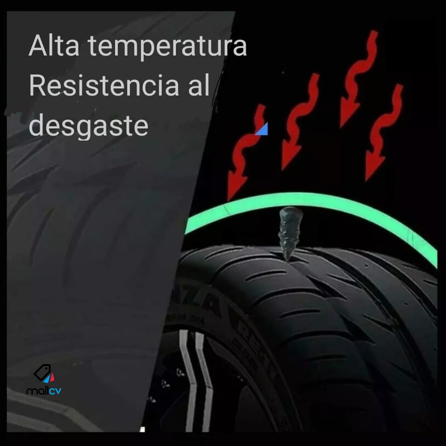 SET DE TORNILLOS GRANDES Y PEQUEÑOS CON DESTORNILLADOR PARA DESPINCHAR LLANTAS